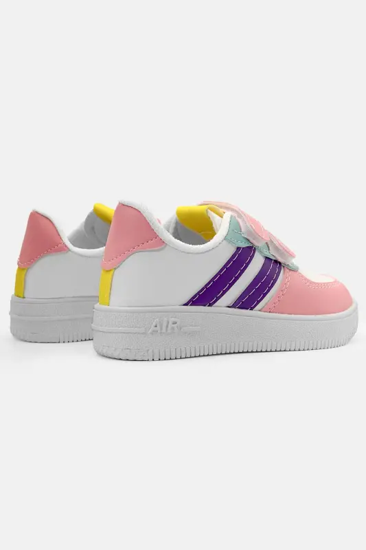 Çocuk Spor Ayakkabı Günlük Çocuk Ayakkabı Air Nefes Alır Sneaker-Pembe Mor - 6