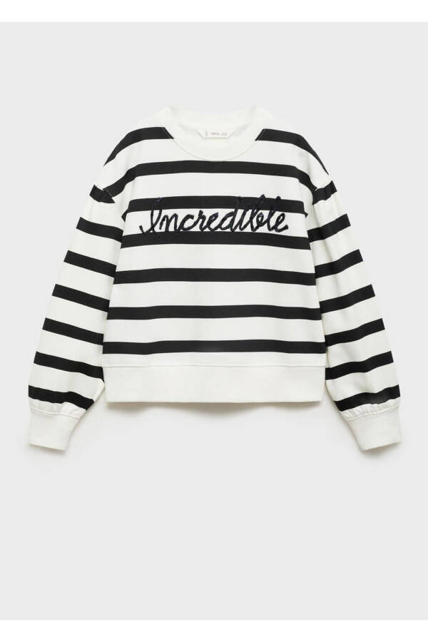Çocuk Sweatshirt - Kırık Beyaz - 3