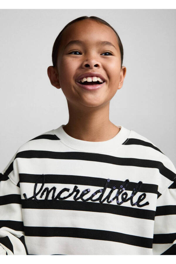 Çocuk Sweatshirt - Kırık Beyaz - 6