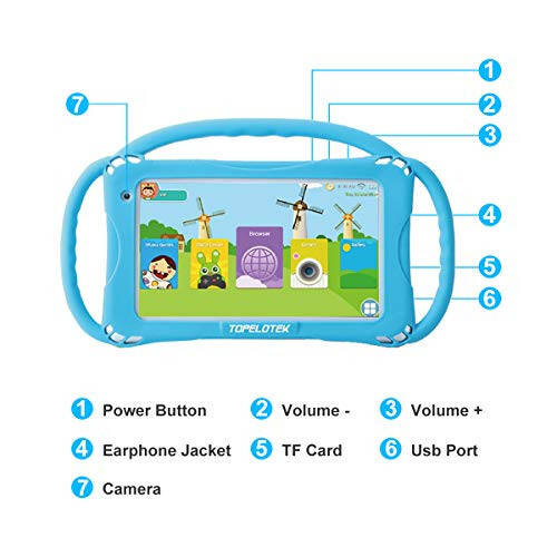 Kids Tablet 7inch Tablet for Kids 3-7 with with Case Included, 32GB Storage, Parent Control, Education App, WiFi Camera, Netflix YouTube - 3