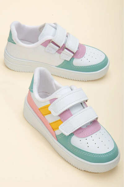 Kids Unisex Bebek Çocuk Spor Ayakkabı Sneakers Okul Ayakkabısı-LİLA - SLIPCAT (1)