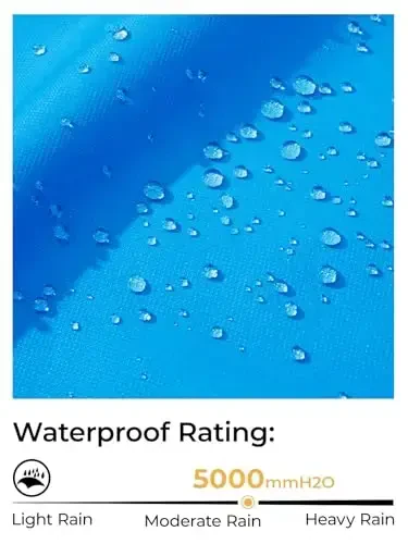 Kids Rain Jacket Waterproof Raincoat Mesh Lined Coat with Removable Hood for Boys Girls - 4