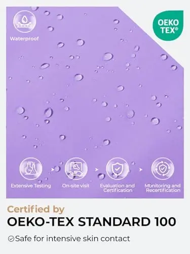 Kids Rain Jacket Waterproof Raincoat Mesh Lined Coat with Removable Hood for Boys Girls - 4