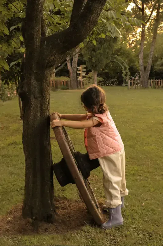 çocuk,bebek kapitone mevsimlik yelek-somon - MOLLIBOON