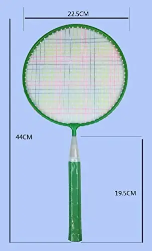 Badminton Racket for Children 1 Pair, Nylon Alloy Durable Badminton Racquet Set for Kids Indoor/Outdoor Sport Game（Including 4 Badminton and 2 Table Tennis） - 4