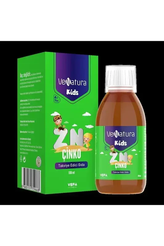 Kids Çinko Şurup 100 ml - VENATURA