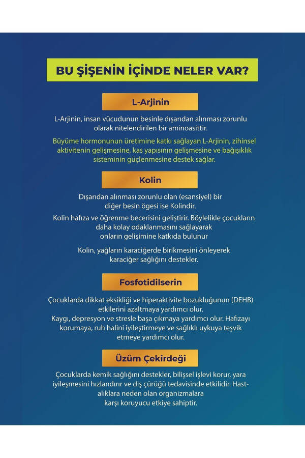 Kids Multivitamin Doğal Portakal Aromalı Şurup 150 ml - 4