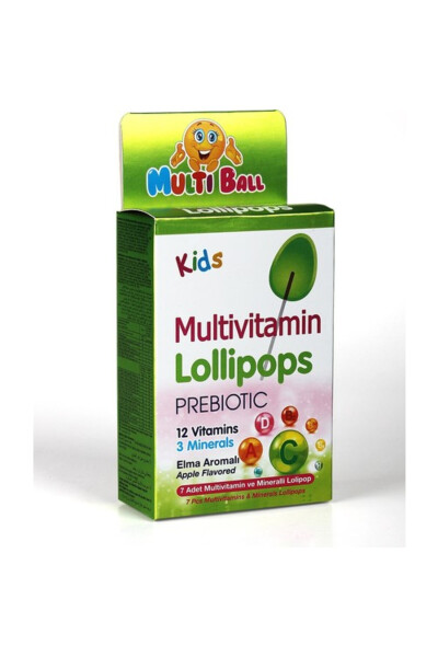 Çocuklar İçin Multivitamin Lollipop Prebiyotik - 3