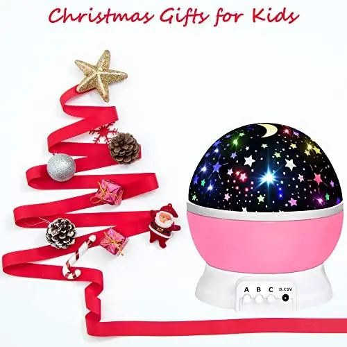 Toys for 1-10 Year Old Girls,Star Projector for Kids 2-9 Year Old Girl Gift Toy for 3-8 Year Old Girls Christmas Gift for 4-7 Year Old Boys Birthday Gift Stocking Stuffers for Kids - 6
