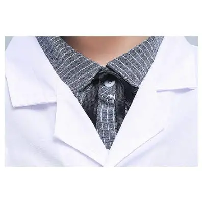 Rauoawby White Lab Coat for Kids - Children's Lab Coat for Doctor Scientist & Chemistry Experiment Costume - 5