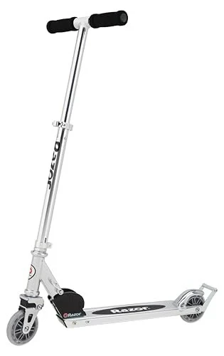 Razor AW Kick Scooter for Kids - Wheelie Bar, Lightweight, Foldable, Aluminum Frame, and Adjustable Handlebars - 4
