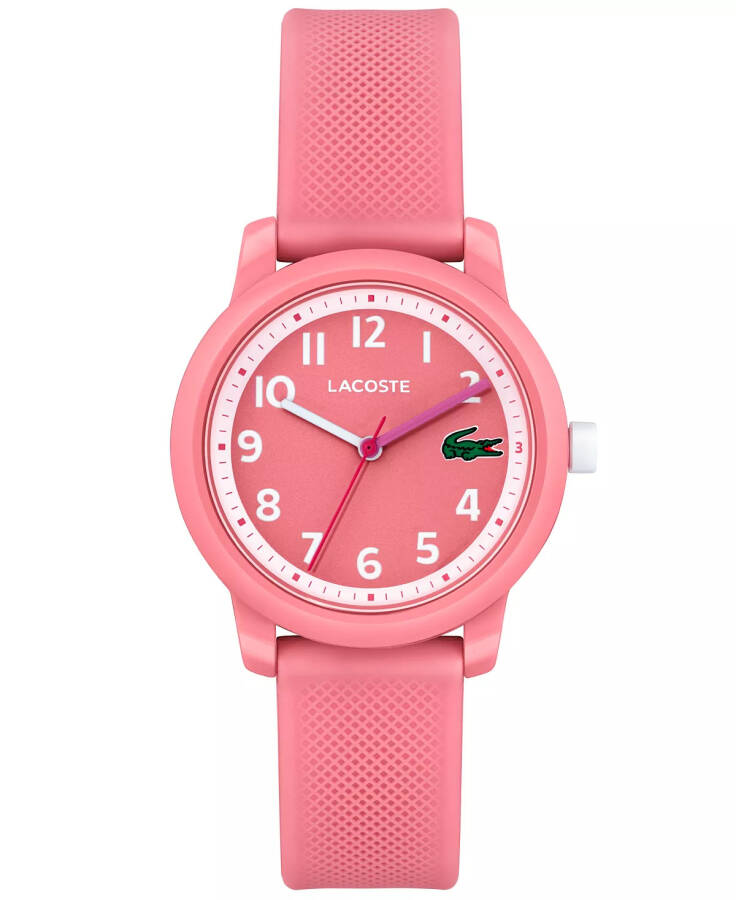 Çocuklar L.12.12 Pembe Silikon Kayışlı Saat 32mm Pembe - 1