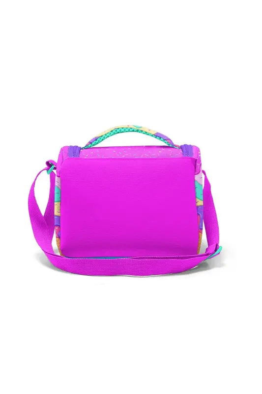 Kids Pembe Rengarenk Dondurma Desenli 3’lü Okul Çanta Seti SET0123731 - Pembe Rengarenk - 6