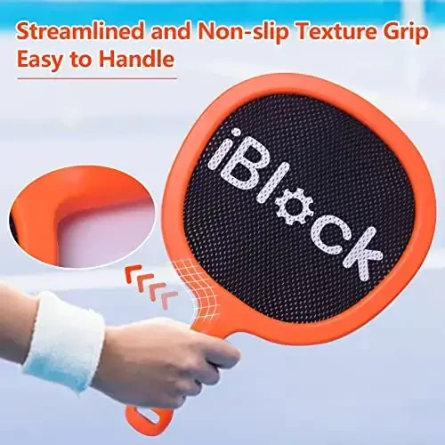 Smartwo Portable Paddles and Bouncy Balls Set for Kids or Adults’ Indoor Outdoor Activities, Sport Game for Beginner or Intermediate, Swing Racket in Beach Pool Backyard Playground Lawn Park or Court - 6