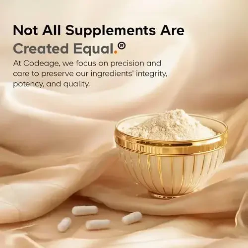 Codeage Liposomal NAD+ Resveratrol va Vitamin B bilan - Energiya va Sog'lom Qarishni Qo'llab-quvvatlash uchun NAD Plus Ultra - Kversetin, Betain, Riboflavin bilan NAD Vitamin qo'shimchasi - Bioavailable - 90 kapsula - 5