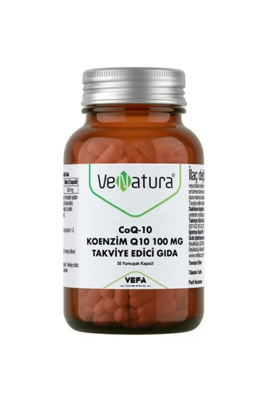 Coenzyme Q10 100 Mg Dietary Supplement 30 Capsules - VENATURA
