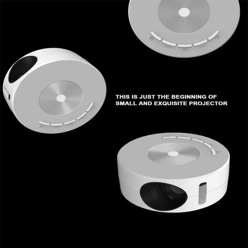 COFEST Proyektor, 2023 yangilangan Mini proyektor, 9500 lyumenli multimedia uy qurilmasi proyektor, to‘liq simli o‘sha ekranli telefon oq - 8