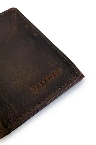 Coffee 100% Leather Wallet - JAKAMEN (1)