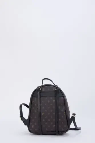 Coffee Black Monogram Women Backpack 05PO22Y1541-Coffee Black Monogram - 5