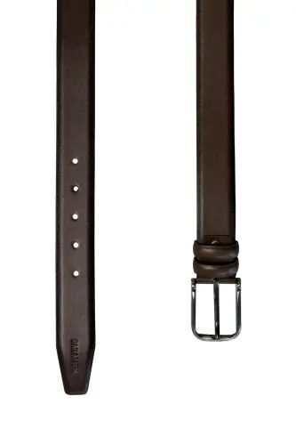 Coffee Classic 100% Leather Suit Belt - JAKAMEN (1)