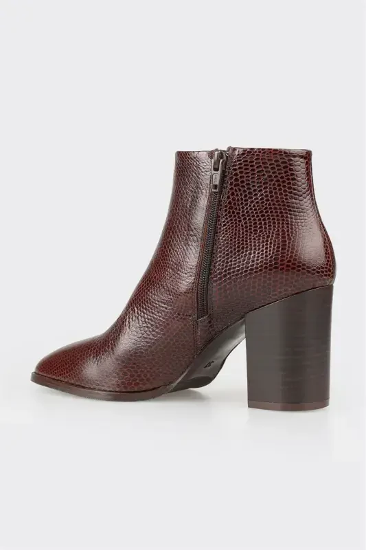 Coffee Leather Women Classic Boot - 3