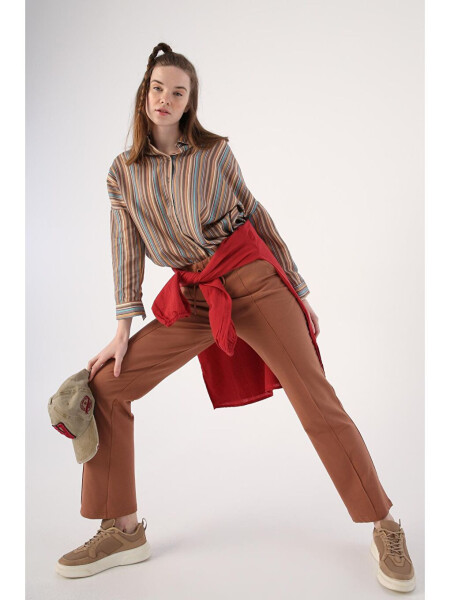 Coffee Pocket Sweatpants-Brown - LC WAIKIKI