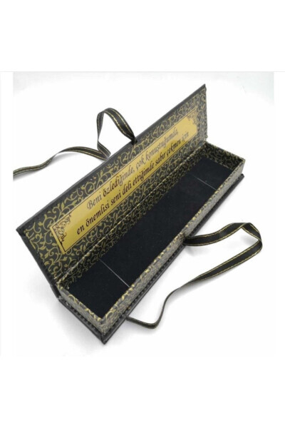 Coil Pattern Mined Kuka Prayer Beads in a Silver-Tasselled Designer Box with Certificate (Special Edition) - KUKA (1)