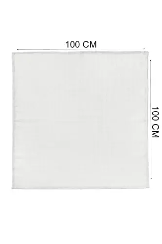 Çok Amaçlı Müslin Bebek Battaniyesi - XXL 100x100 Cm - Grii - 2