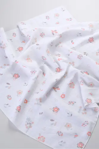 Çok Amaçlı Müslin Örtü & Battaniye 3'lü Set %100 Pamuk Oeko-teks Sertifikalı 80 x 80 Cm - Mint Gökkuşağı - 6