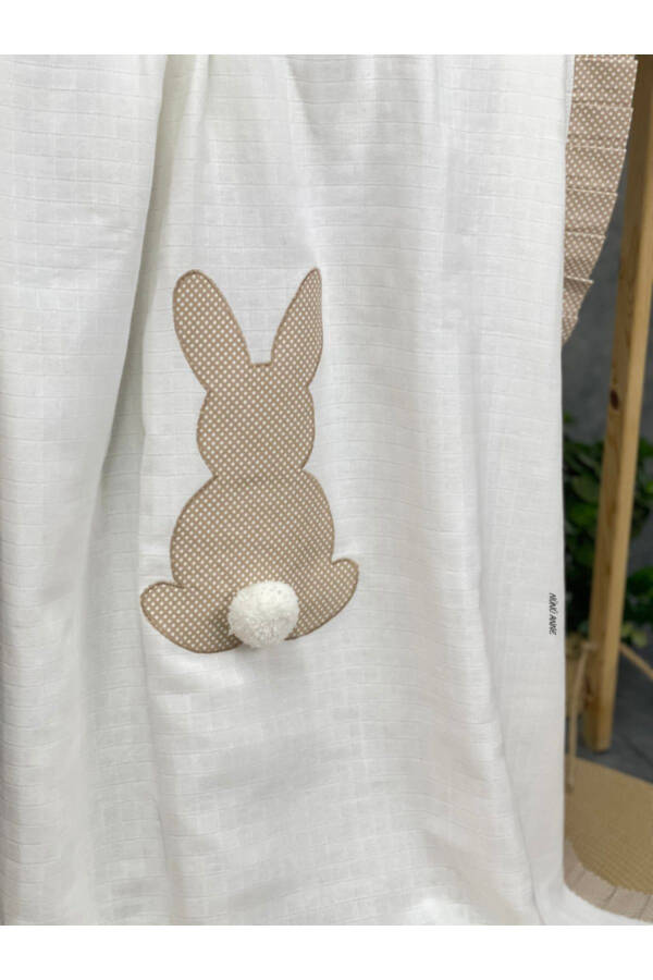 , Çok Amaçlı Müslin Örtü, Yenidoğan Bebek Kundak Battaniye, Çift Katlı, 80x100 cm. - 3