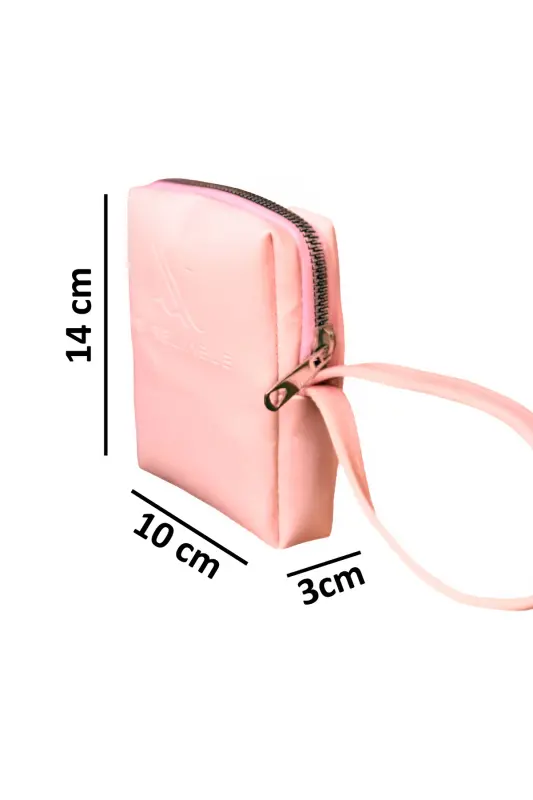 Çok Fonksiyonlu 3'lü Makyaj Çantası Ve 1 Adet Sünger Seti-Çizgi Desenli - 5