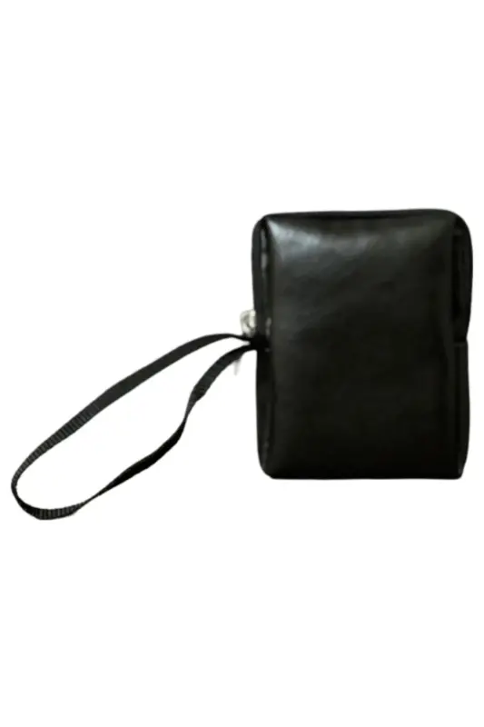 Çok Fonksiyonlu 3'lü Makyaj Çantası Ve 1 Adet Sünger Seti-Dama Desenli - 5