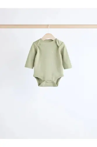 Çok Karakterli Bebek %100 Pamuklu Body 5'li Paket-Çok karakterli - 4