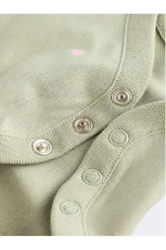 Çok Karakterli Bebek %100 Pamuklu Body 5'li Paket-Çok karakterli - 7