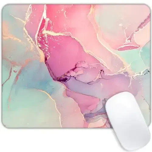 Multicolored Marble Mouse pad Customized Mousepad Non-Slip Rubber Base Mouse Pads for Computers Laptop Office Desk Accessories Mouse pad - 1