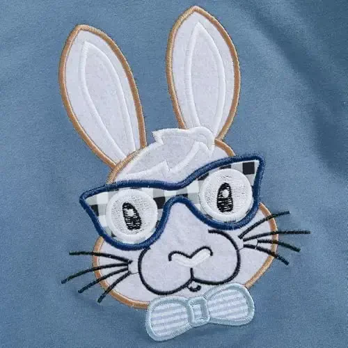 Socutebabe Toddler Valentines Outfits Baby Girl Clothes Love Embroidery Long Sleeve Crewneck Sweatshirts Pullovers - 5