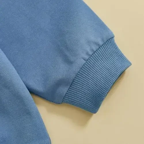 Socutebabe Toddler Valentines Outfits Baby Girl Clothes Love Embroidery Long Sleeve Crewneck Sweatshirts Pullovers - 6