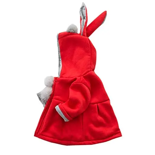 CoKate Infant Baby Girl Fall Winter Hooded Coat Sweet Rabbit Jackets Outerwear - 4