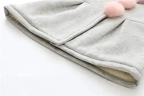 CoKate Infant Baby Girl Fall Winter Hooded Coat Sweet Rabbit Jackets Outerwear - 6
