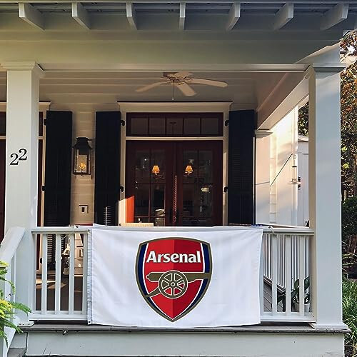 Çöl Kaktüsü Arsenal Bayrağı FC Topçular Futbol 3x5 ft Banner - 7