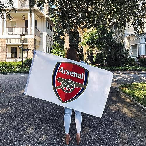 Çöl Kaktüsü Arsenal Bayrağı FC Topçular Futbol 3x5 ft Banner - 8