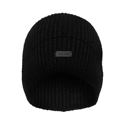 Cole Haan Men's Knit Beanie-No Cuff Design - 5