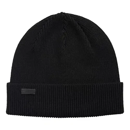 Cole Haan Men's Heritage Rib Cuff Wool Beanie Hat, One Size - 3