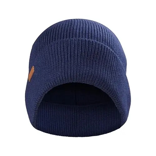 Cole Haan Men's Heritage Rib Cuff Wool Beanie Hat, One Size - 2