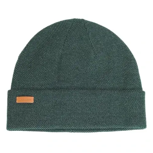 Cole Haan Men's Heritage Rib Cuff Wool Beanie Hat, One Size - 3