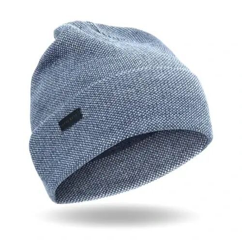 Cole Haan Men's Heritage Rib Cuff Wool Beanie Hat, One Size - Cole Haan