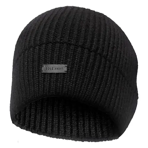 Cole Haan Men's Knit Beanie-No Cuff Design - COLE HAAN