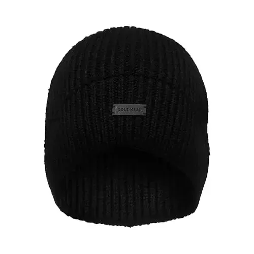 Cole Haan Men's Knit Beanie-No Cuff Design - 5