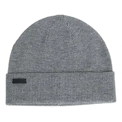 Cole Haan Мужская шерстяная шапка-бини Heritage с отворотом в рубчик, один размер - 3