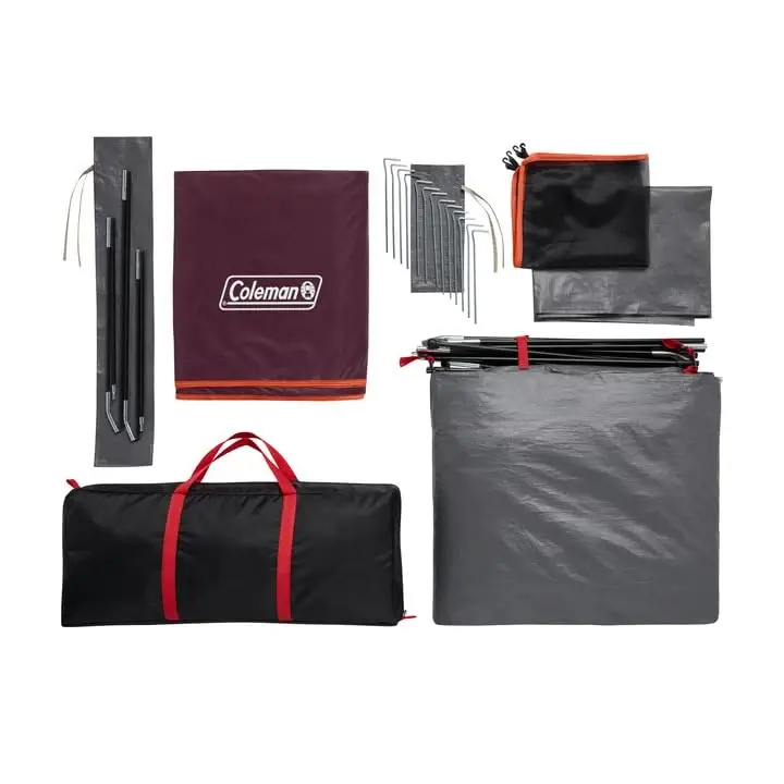 Coleman Skydome Tent with 5 Minute Setup, 2/4/6/8-Person Weatherproof Tent with Rainfly & Carry Bag, 20% More Headroom Than Traditional Canopies - 7